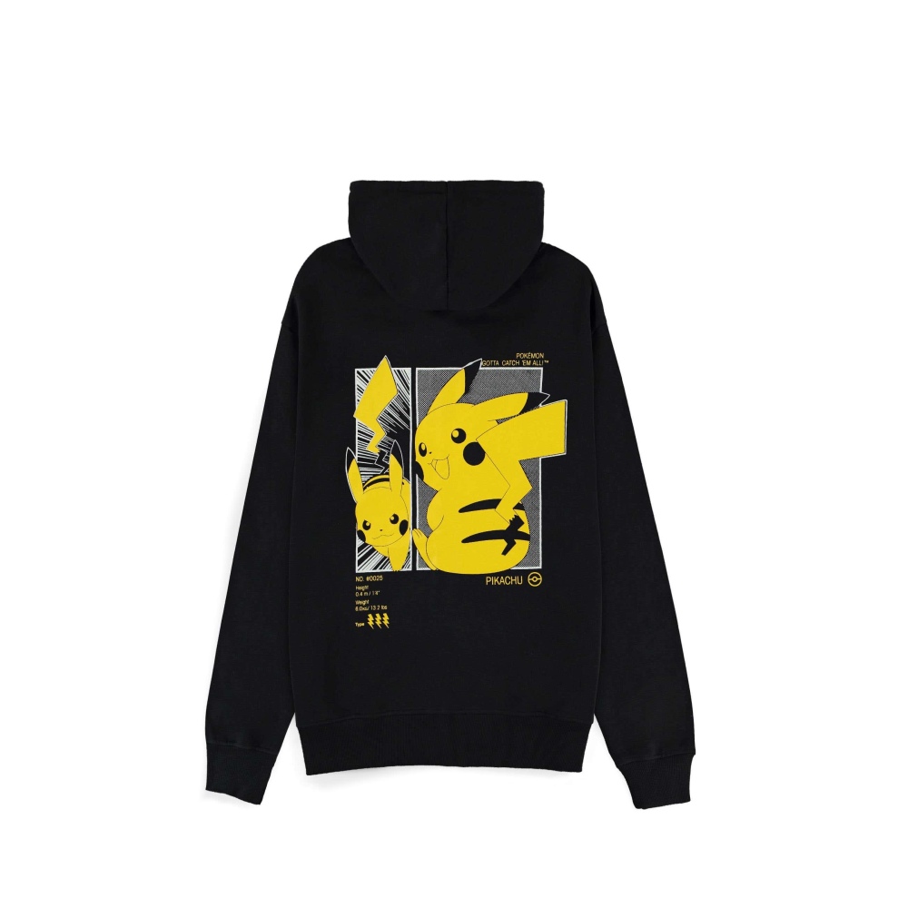 PokÃ©mon - Pikachu Veste zip Ã  capuche - Noir